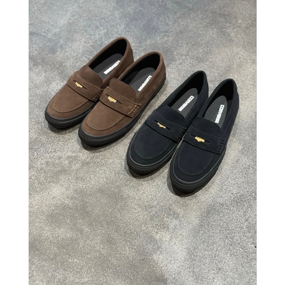 【BKS】CONVERSE🇯🇵 COINLOAFER SU 金幣 麂皮樂福鞋/絨面革/日本限定/日本代購-細節圖3