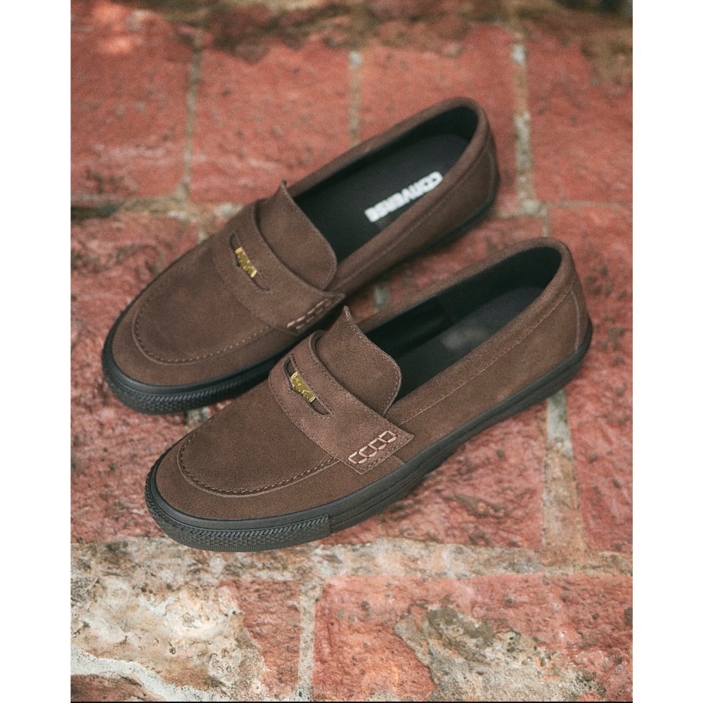 【BKS】CONVERSE🇯🇵 COINLOAFER SU 金幣 麂皮樂福鞋/絨面革/日本限定/日本代購-細節圖4