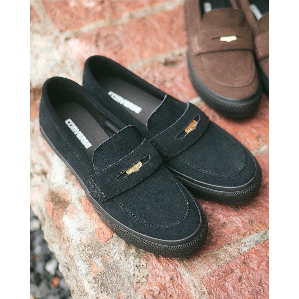 【BKS】CONVERSE🇯🇵 COINLOAFER SU 金幣 麂皮樂福鞋/絨面革/日本限定/日本代購-細節圖6