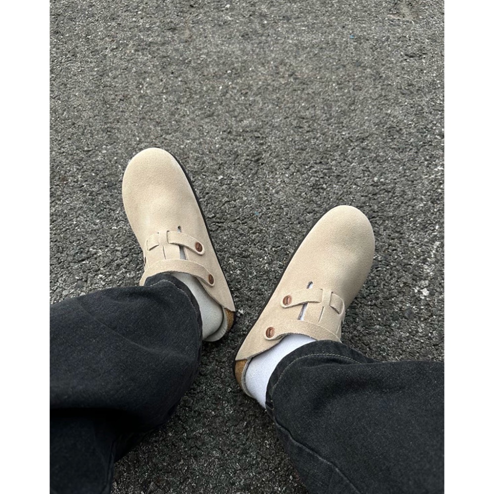 【BKS】JEEP吉普 雙綁帶 麂皮包頭拖鞋/勃肯鞋/國外代購-細節圖5