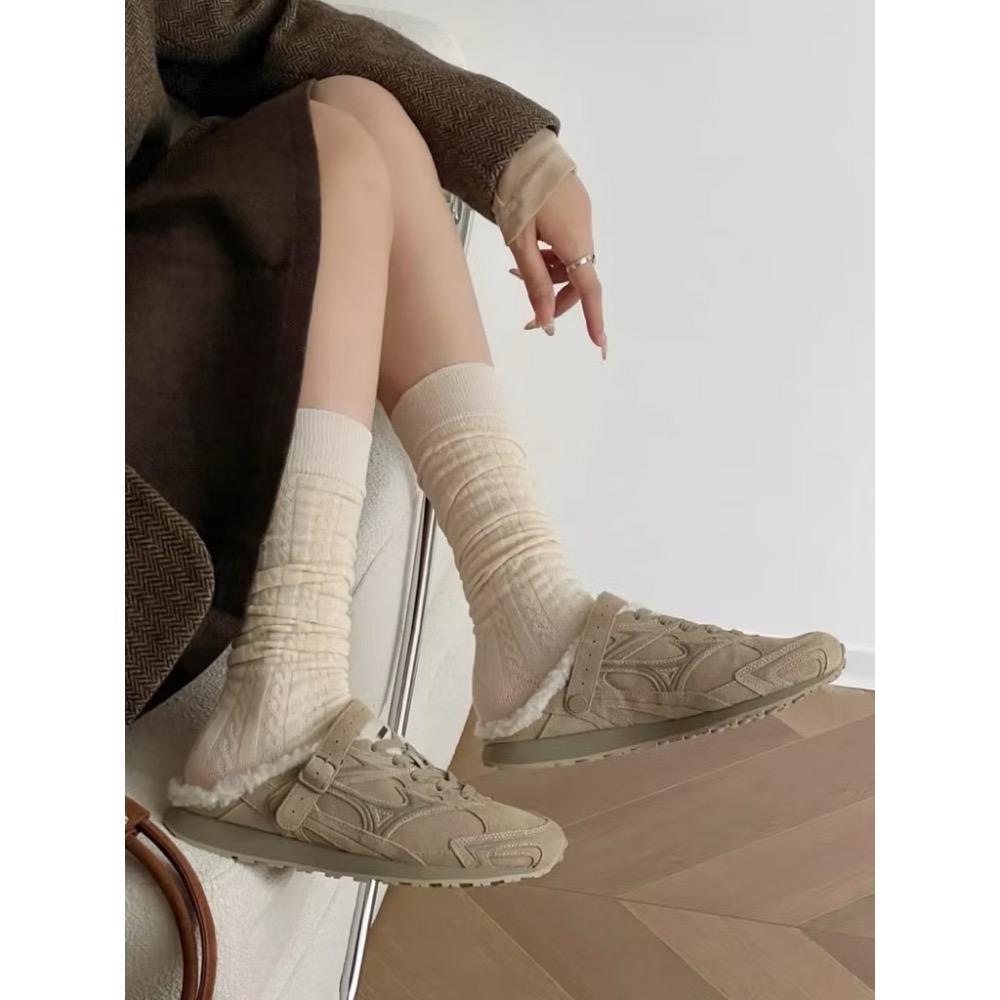 【BKS】MIZUNO LG 60S SLIPPER 毛絨 穆勒鞋 秋冬 勃肯風/國外代購-細節圖3