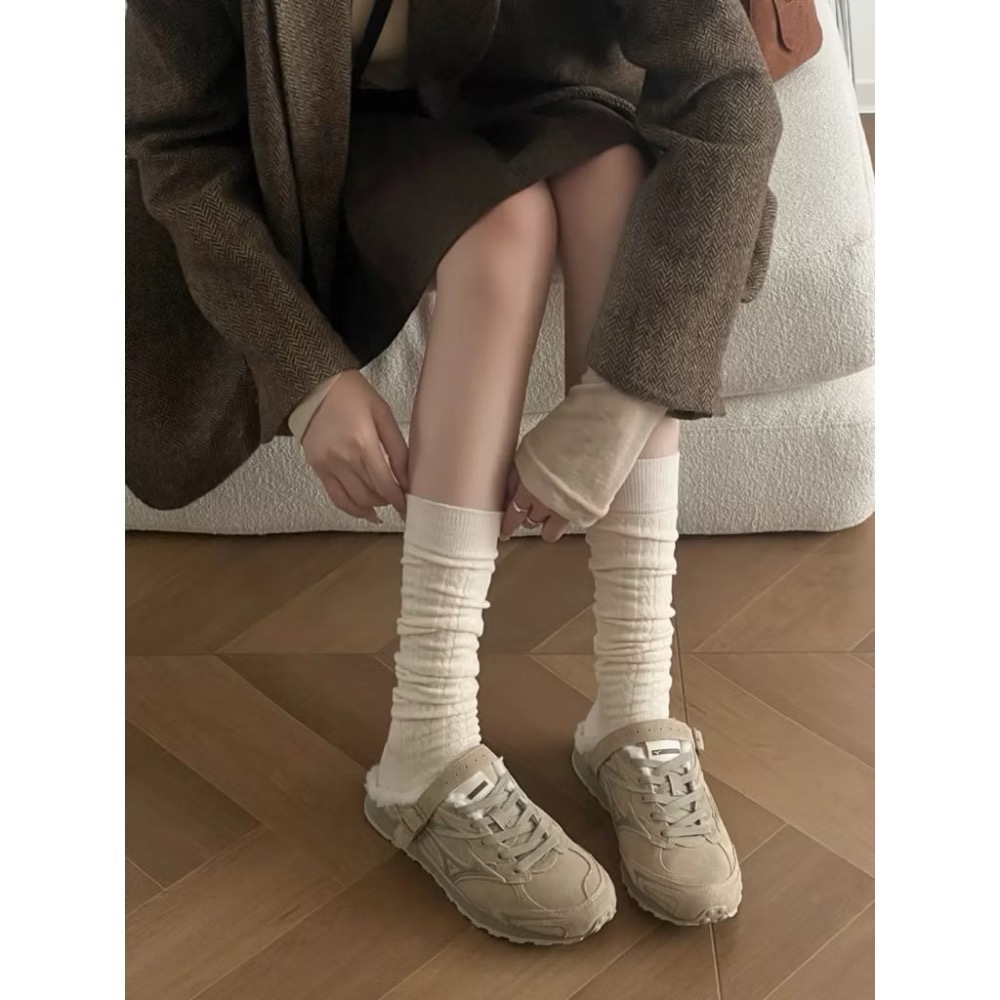 【BKS】MIZUNO LG 60S SLIPPER 毛絨 穆勒鞋 秋冬 勃肯風/國外代購-細節圖8