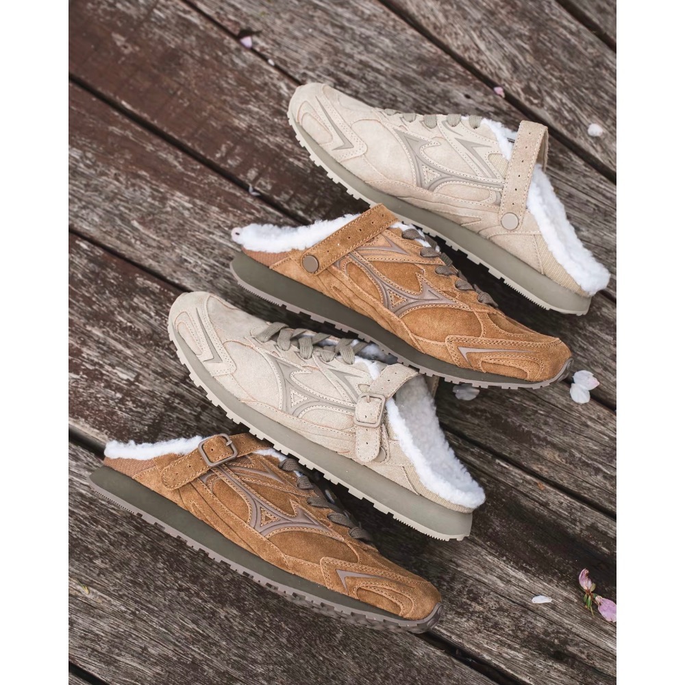 【BKS】MIZUNO LG 60S SLIPPER 毛絨 穆勒鞋 秋冬 勃肯風/國外代購-細節圖10