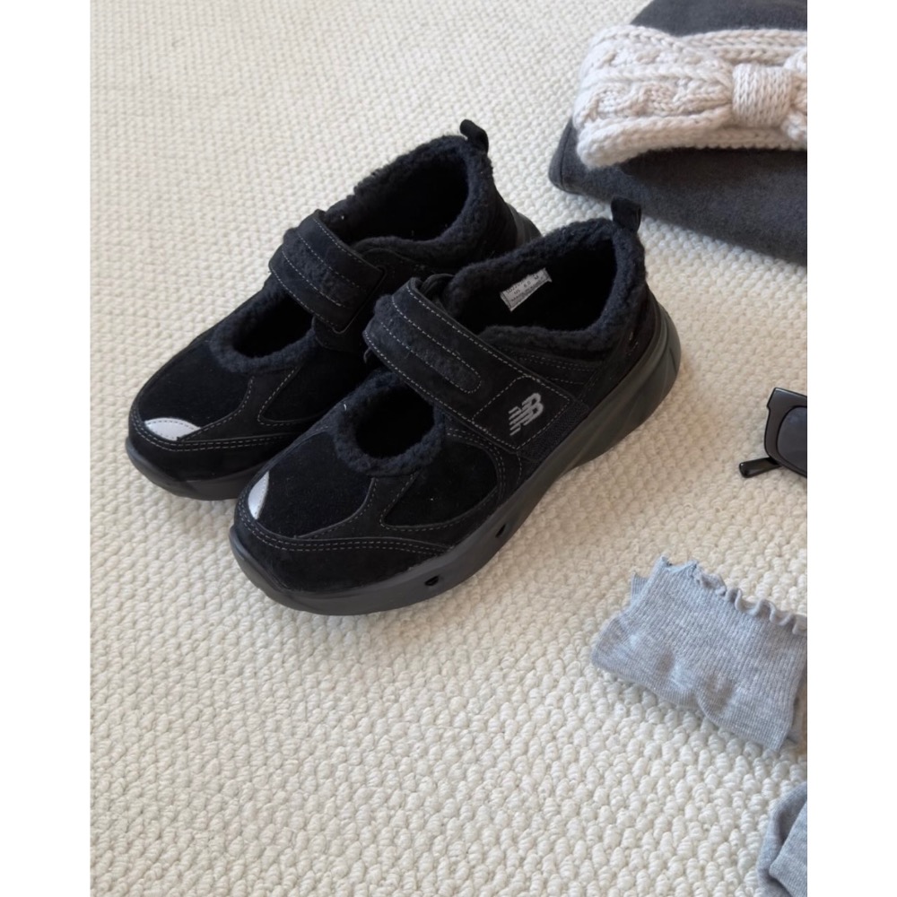 【BKS】金冬天同款 NEW BALANCE Breeze 冬季毛絨 瑪莉珍鞋/復古/韓國代購/SD2205-細節圖2