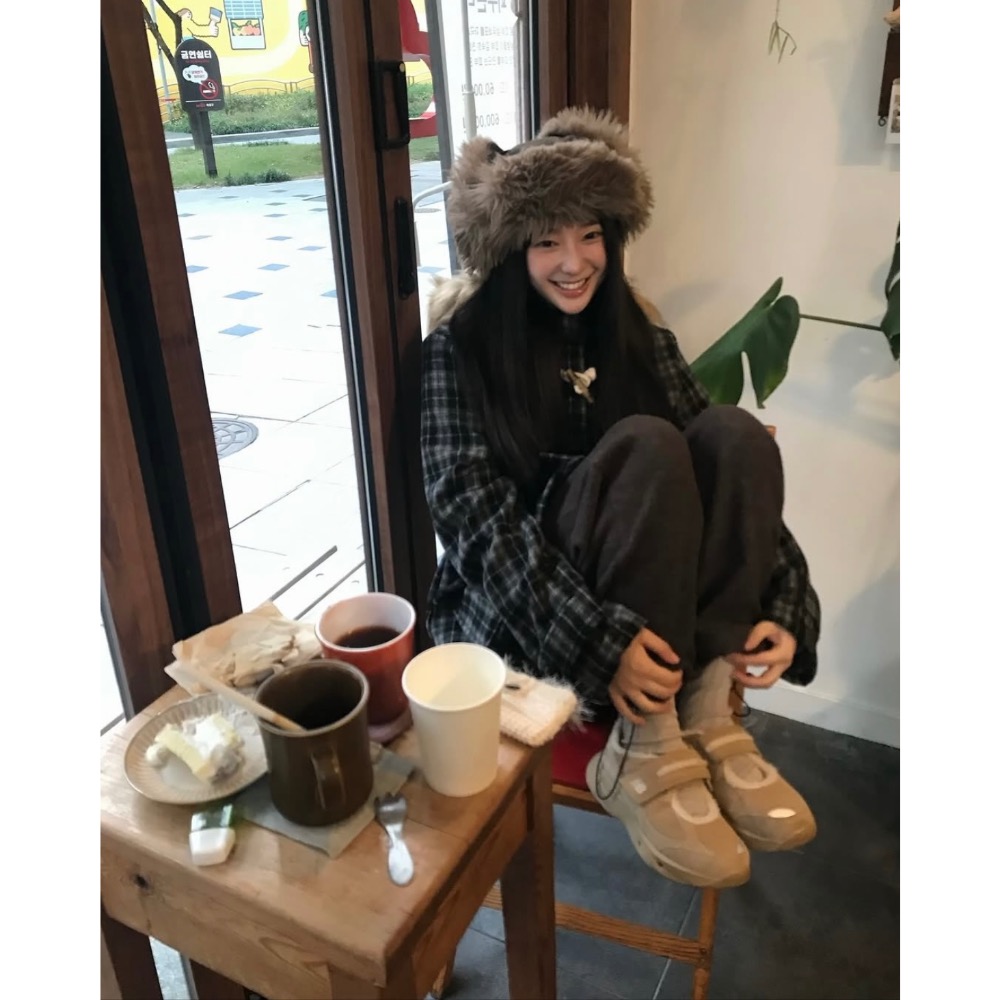 【BKS】金冬天同款 NEW BALANCE Breeze 冬季毛絨 瑪莉珍鞋/復古/韓國代購/SD2205-細節圖6