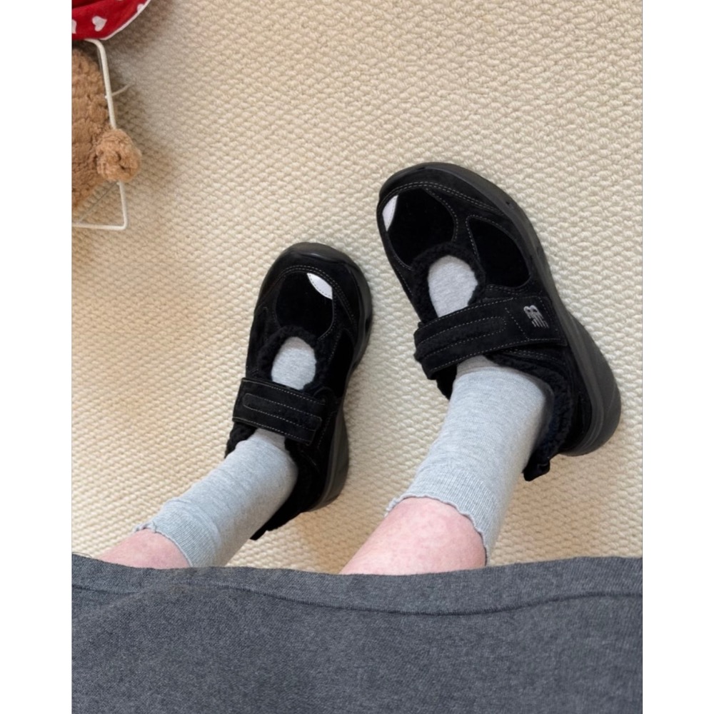 【BKS】金冬天同款 NEW BALANCE Breeze 冬季毛絨 瑪莉珍鞋/復古/韓國代購/SD2205-細節圖7