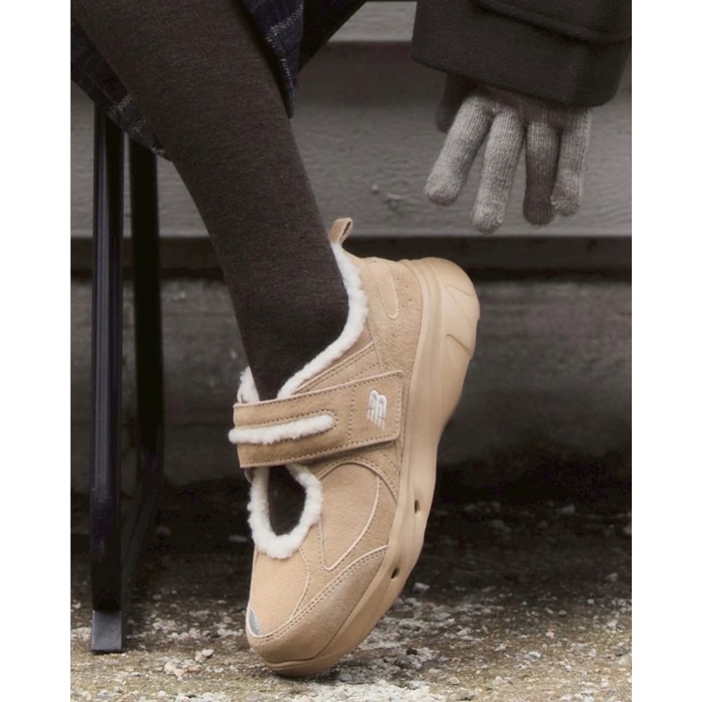 【BKS】金冬天同款 NEW BALANCE Breeze 冬季毛絨 瑪莉珍鞋/復古/韓國代購/SD2205-細節圖10