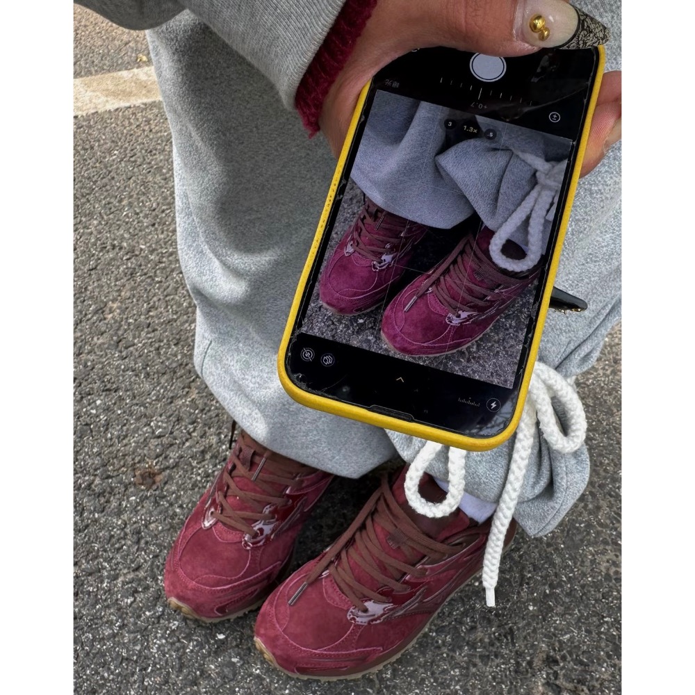 【BKS】MIZUNO LG 60S 2K 酒紅 千禧復古 休閒鞋/國外代購-細節圖4