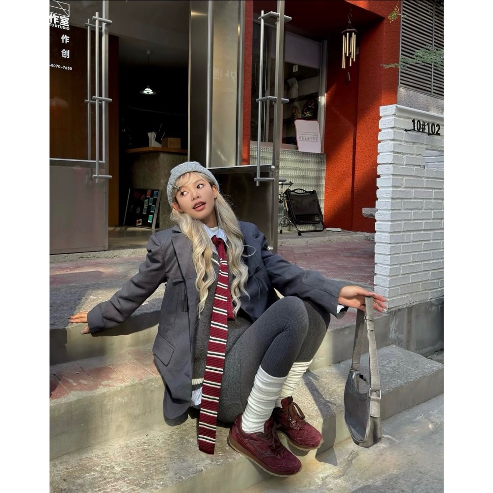 【BKS】MIZUNO LG 60S 2K 酒紅 千禧復古 休閒鞋/國外代購-細節圖9