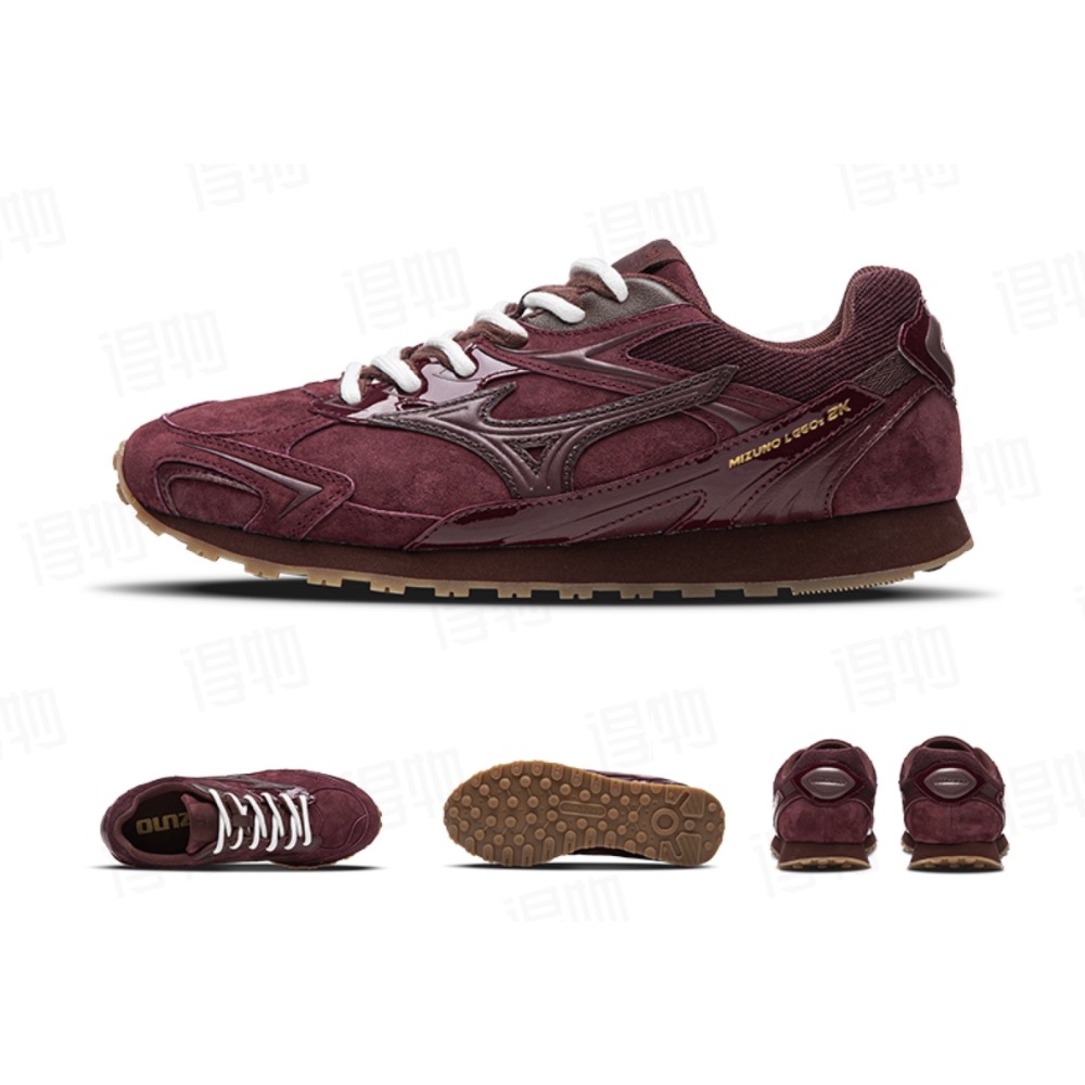 【BKS】MIZUNO LG 60S 2K 酒紅 千禧復古 休閒鞋/國外代購-規格圖10