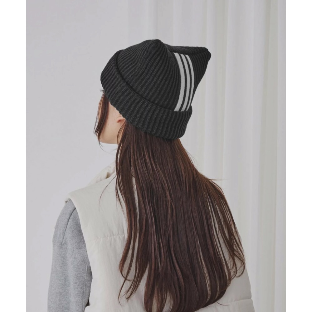 【BKS】日本限定🇯🇵ADIDAS CAT WATCH Re-POLY 貓耳針織毛帽/冬季/日本代購/台灣製-細節圖8