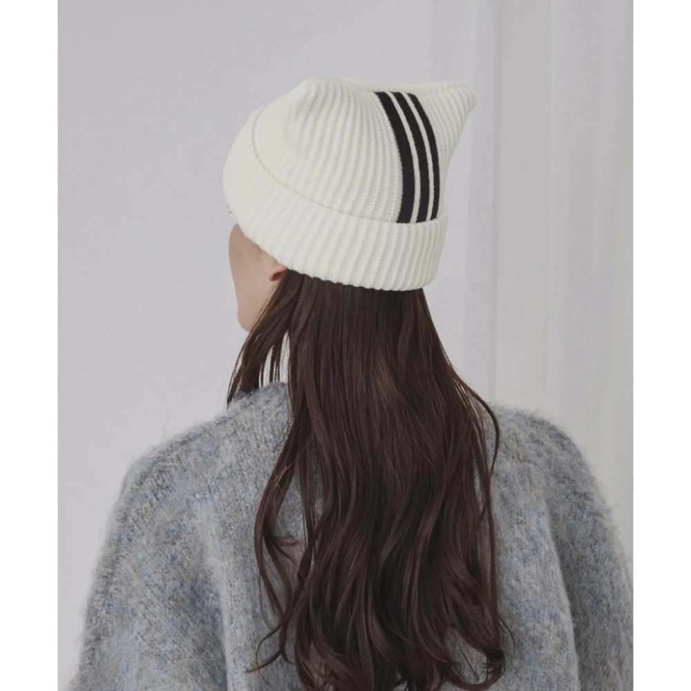 【BKS】日本限定🇯🇵ADIDAS CAT WATCH Re-POLY 貓耳針織毛帽/冬季/日本代購/台灣製-細節圖10