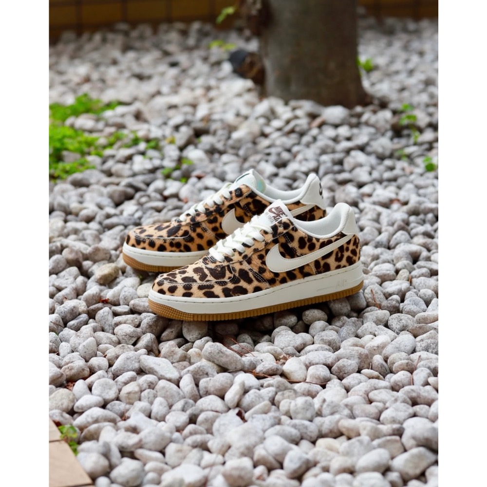 【BKS】Nike Air Force 1 Low Cheetah Print 豹紋 棕黑色 女款 IB7695-200-細節圖2