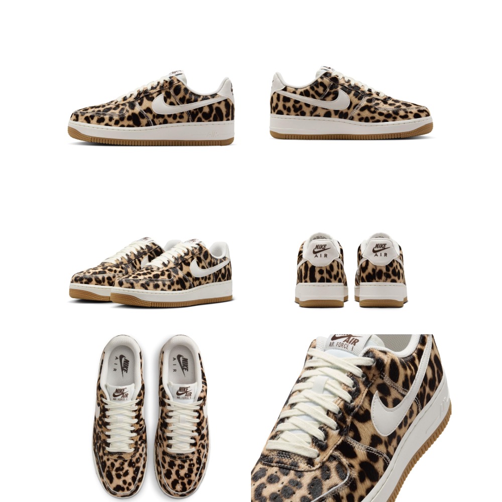 【BKS】Nike Air Force 1 Low Cheetah Print 豹紋 棕黑色 女款 IB7695-200-規格圖6
