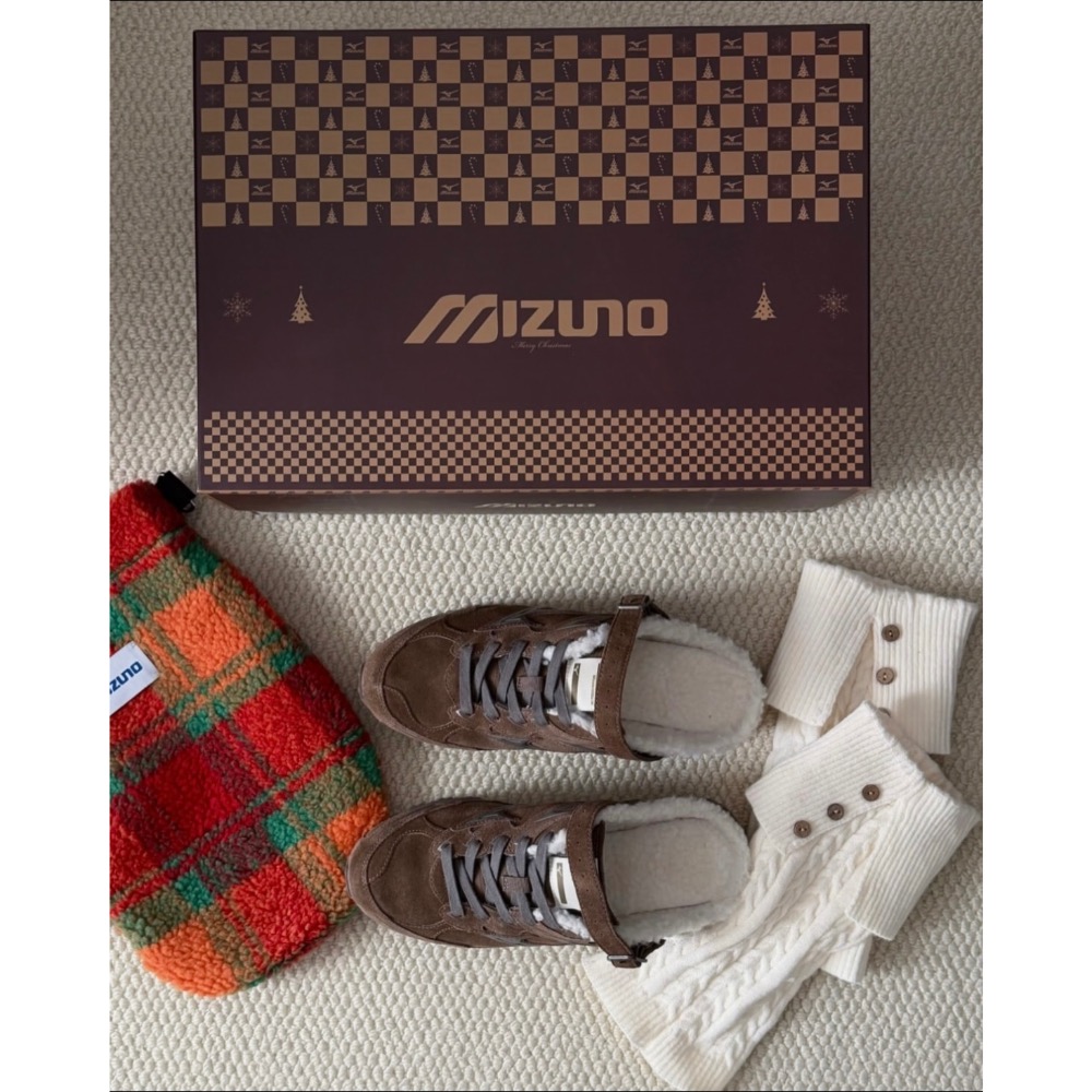 【BKS】MIZUNO LG 60S SLIPPER 毛絨穆勒鞋 期間限定禮版/國外代購-細節圖9