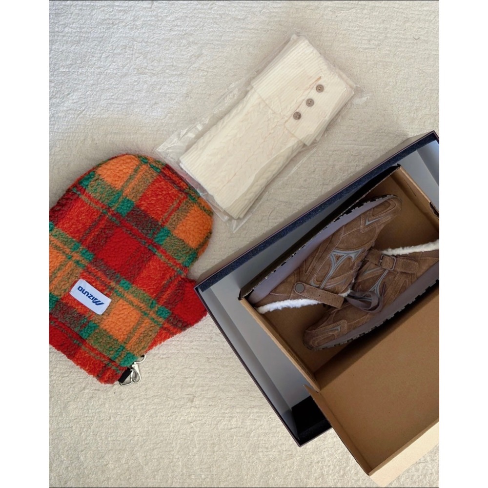 【BKS】MIZUNO LG 60S SLIPPER 毛絨穆勒鞋 期間限定禮版/國外代購-細節圖4