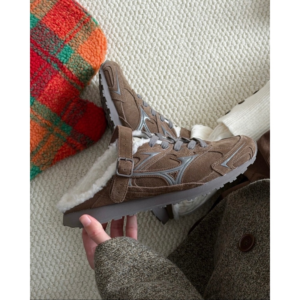 【BKS】MIZUNO LG 60S SLIPPER 毛絨穆勒鞋 期間限定禮版/國外代購-細節圖8