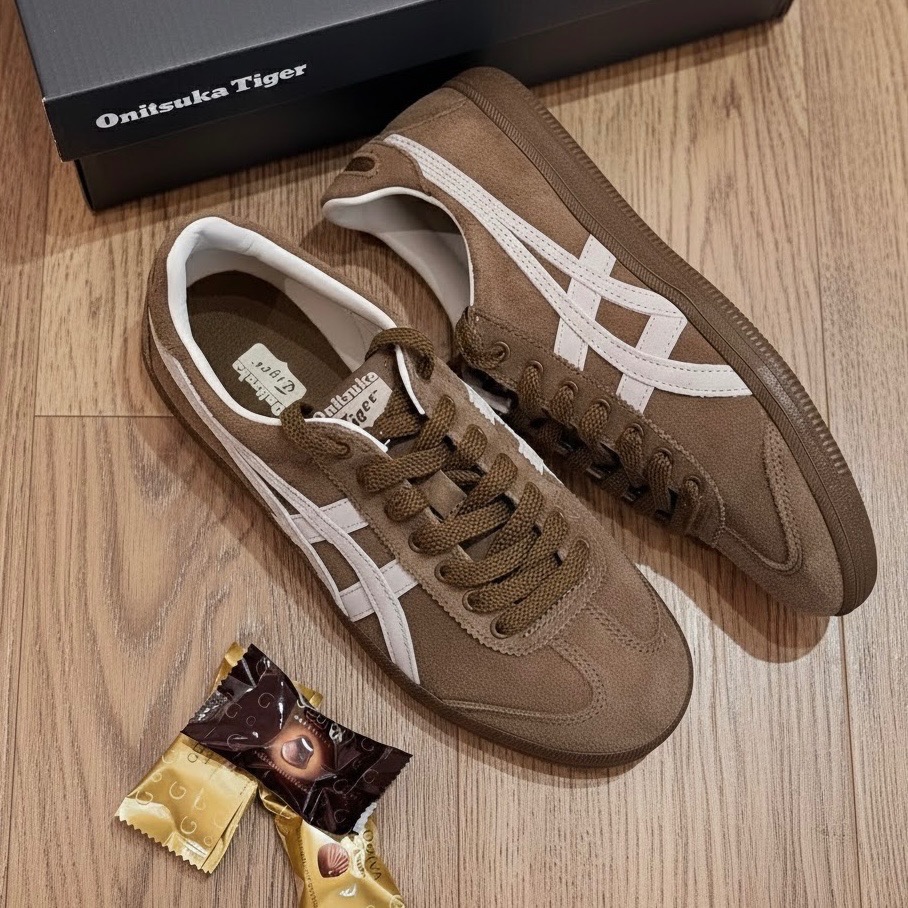 【BKS】Onitsuka Tiger鬼塚虎 Tokuten 巧克力奶茶/咖啡色/棕色/德訓鞋/國外代購/1183C53-細節圖5