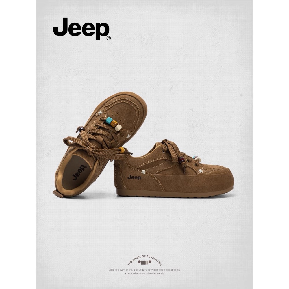 【BKS】JEEP 吉普 復古 圓頭袋鼠鞋/絨面革/女鞋/國外代購-細節圖3