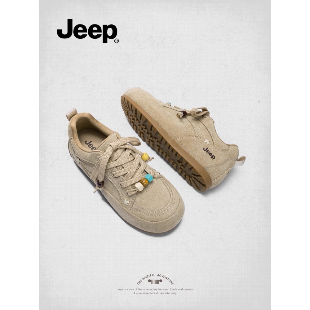 【BKS】JEEP 吉普 復古 圓頭袋鼠鞋/絨面革/女鞋/國外代購-細節圖4