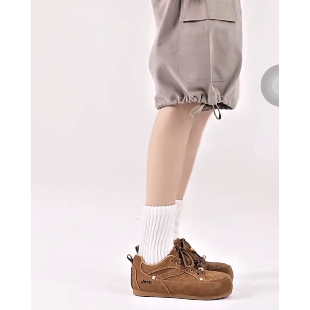 【BKS】JEEP 吉普 復古 圓頭袋鼠鞋/絨面革/女鞋/國外代購-細節圖5
