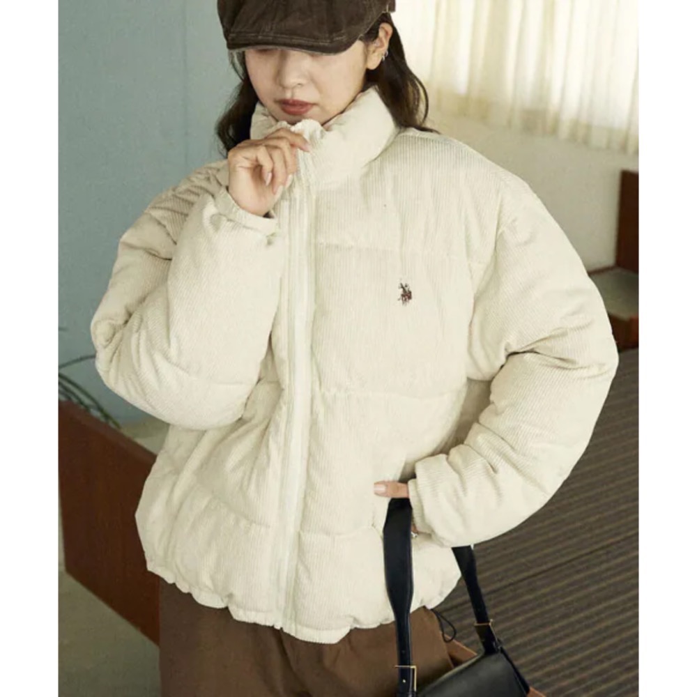 【BKS】日本🇯🇵U.S. POLO ASSN. X PUBLUX 復古燈芯絨 刺繡 厚外套 夾克/日本代購-細節圖4