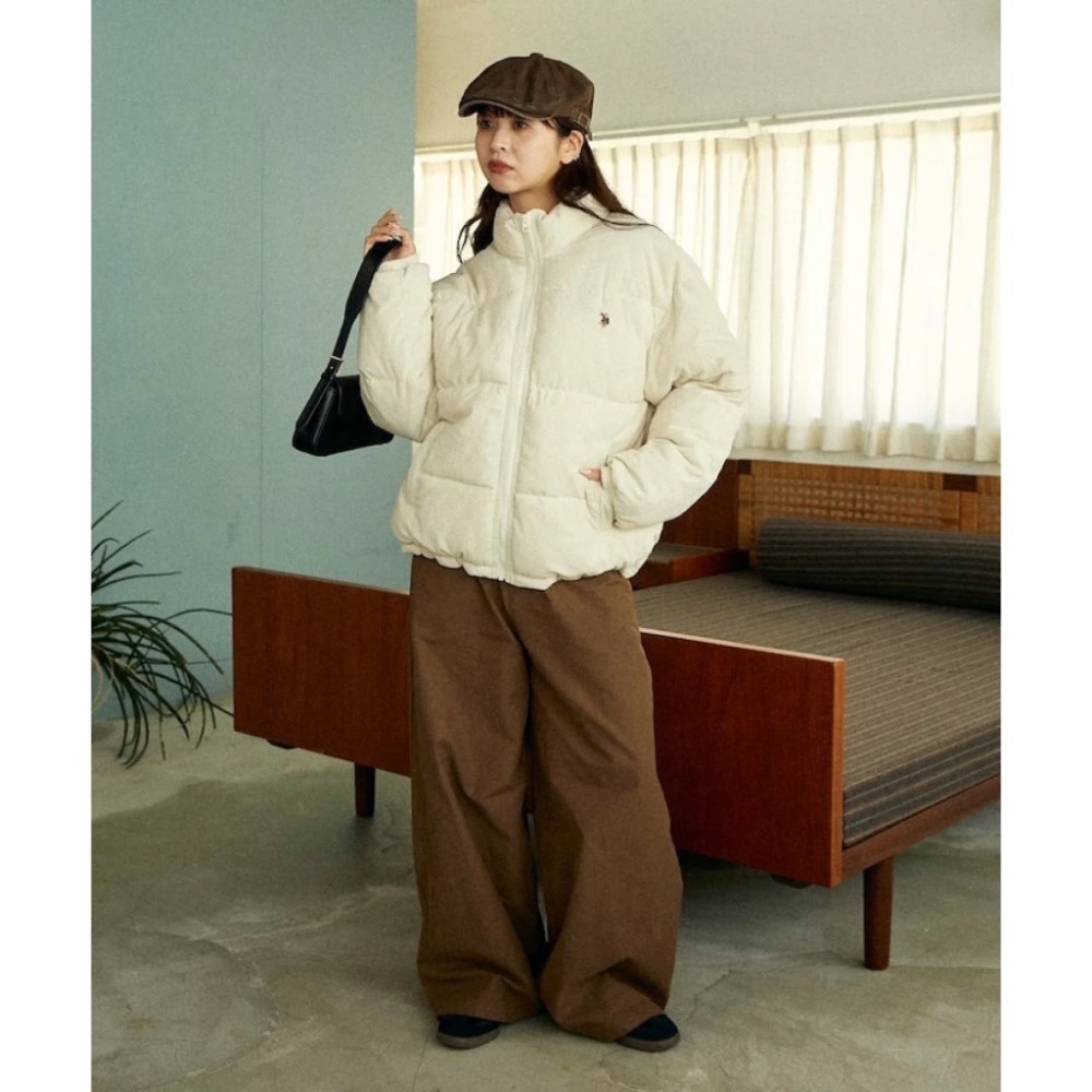 【BKS】日本🇯🇵U.S. POLO ASSN. X PUBLUX 復古燈芯絨 刺繡 厚外套 夾克/日本代購-細節圖6