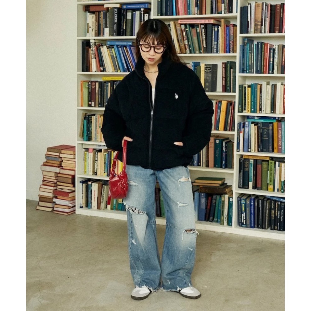 【BKS】日本🇯🇵U.S. POLO ASSN. X PUBLUX 復古燈芯絨 刺繡 厚外套 夾克/日本代購-細節圖8