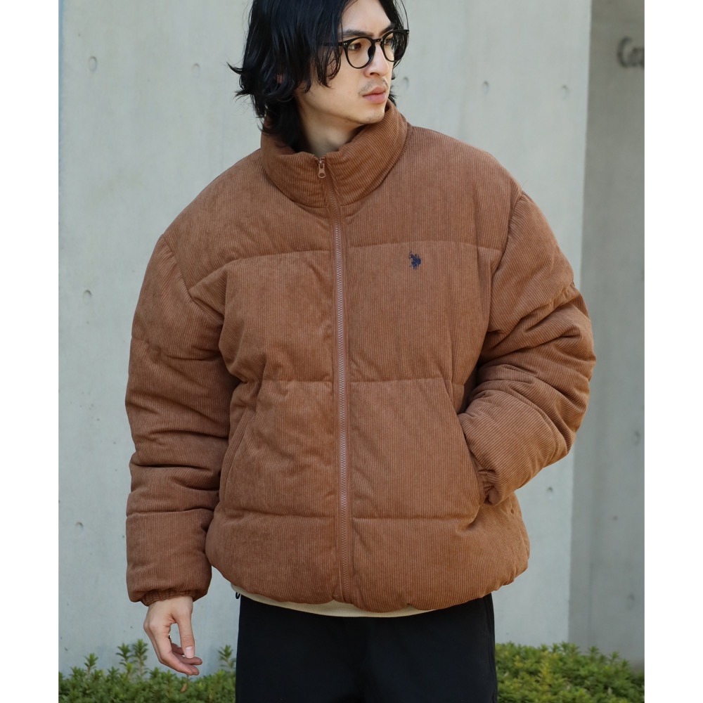 日本🇯🇵U.S. POLO ASSN. 復古燈芯絨 刺繡 厚外套 夾克/日本代購-細節圖4