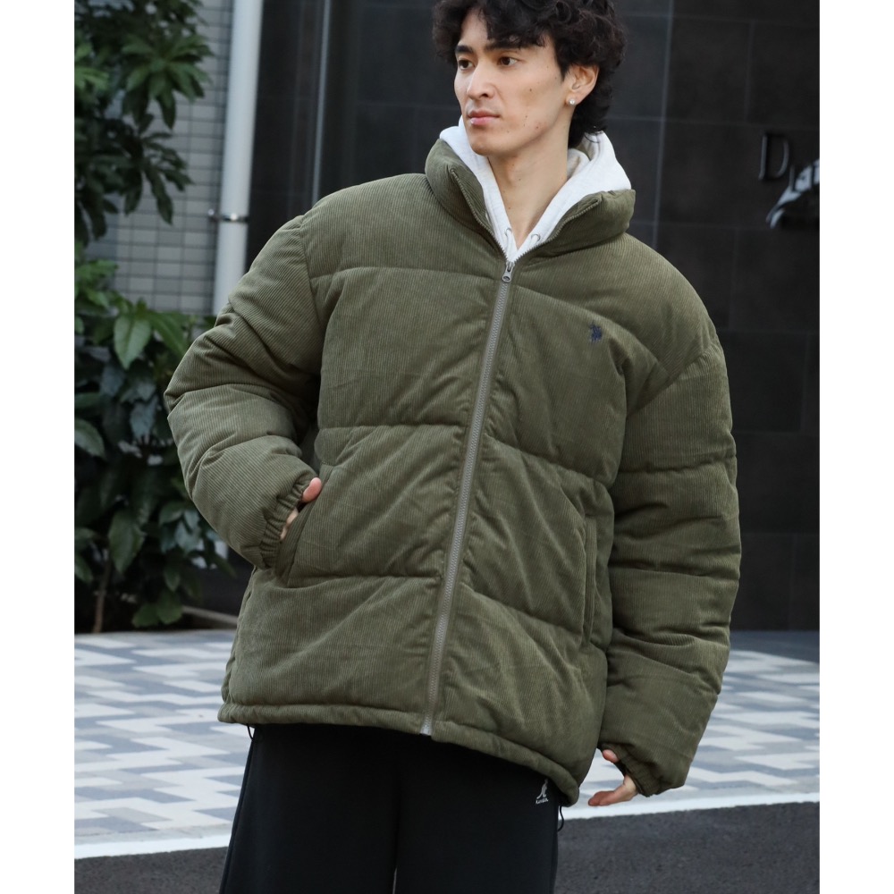 日本🇯🇵U.S. POLO ASSN. 復古燈芯絨 刺繡 厚外套 夾克/日本代購-細節圖5