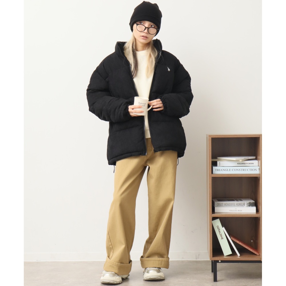 日本🇯🇵U.S. POLO ASSN. 復古燈芯絨 刺繡 厚外套 夾克/日本代購-細節圖6