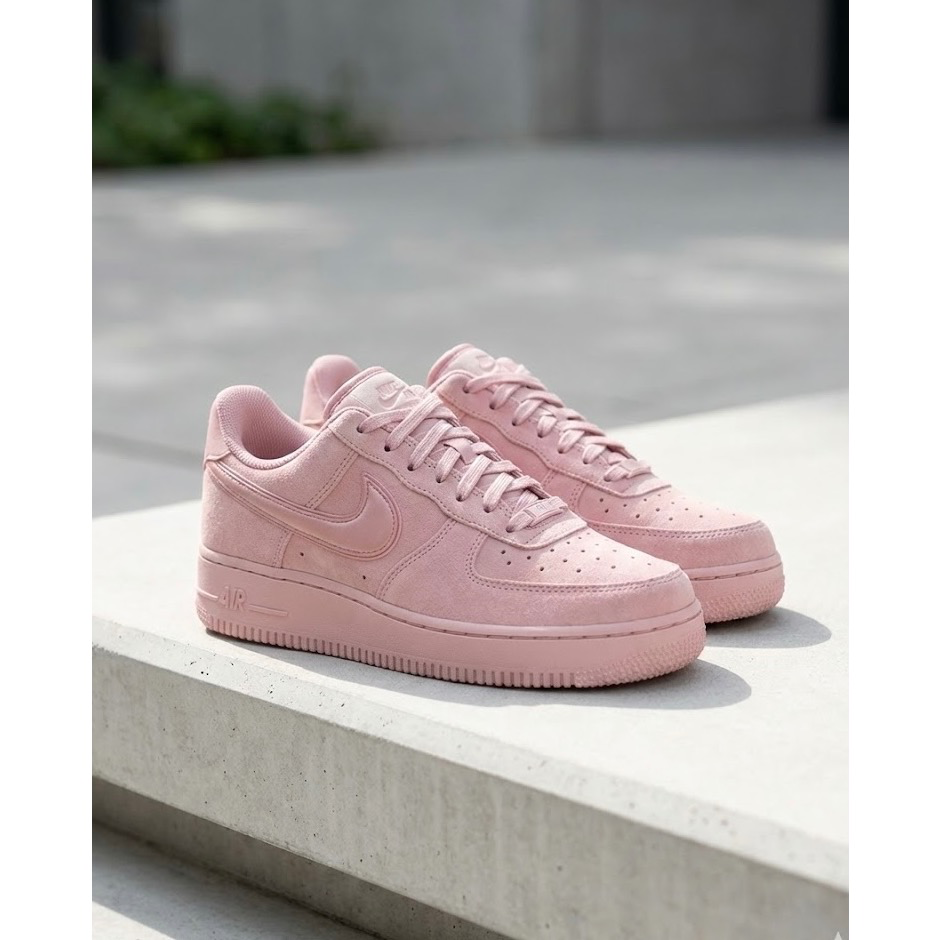 【BKS】NIKE AIR FORCE 1 絲絨麂皮鞋面/果凍勾勾/女款/國外代購/HV4406-細節圖11
