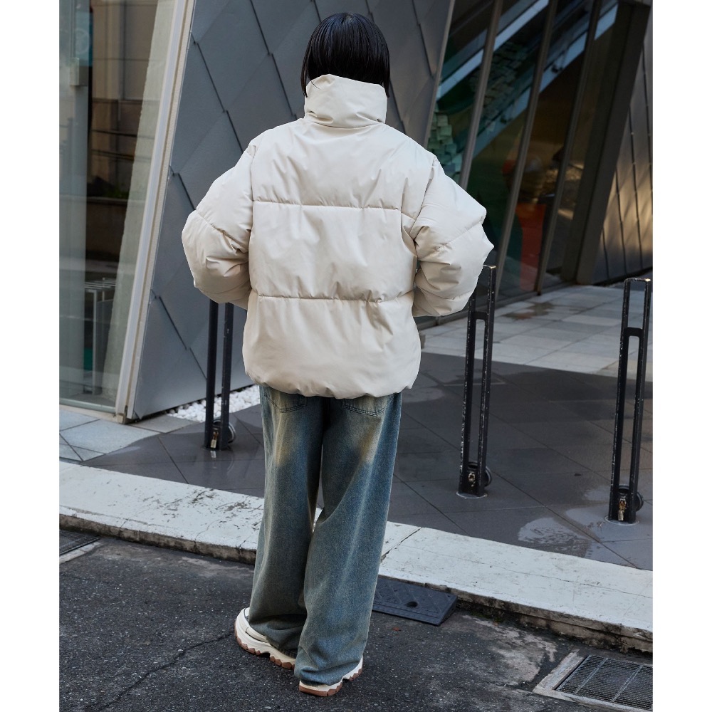 【BKS】日本限定🇯🇵 Converse刺繡立領羽絨外套/厚外套/防潑水/機能性/保暖/日本代購-細節圖8