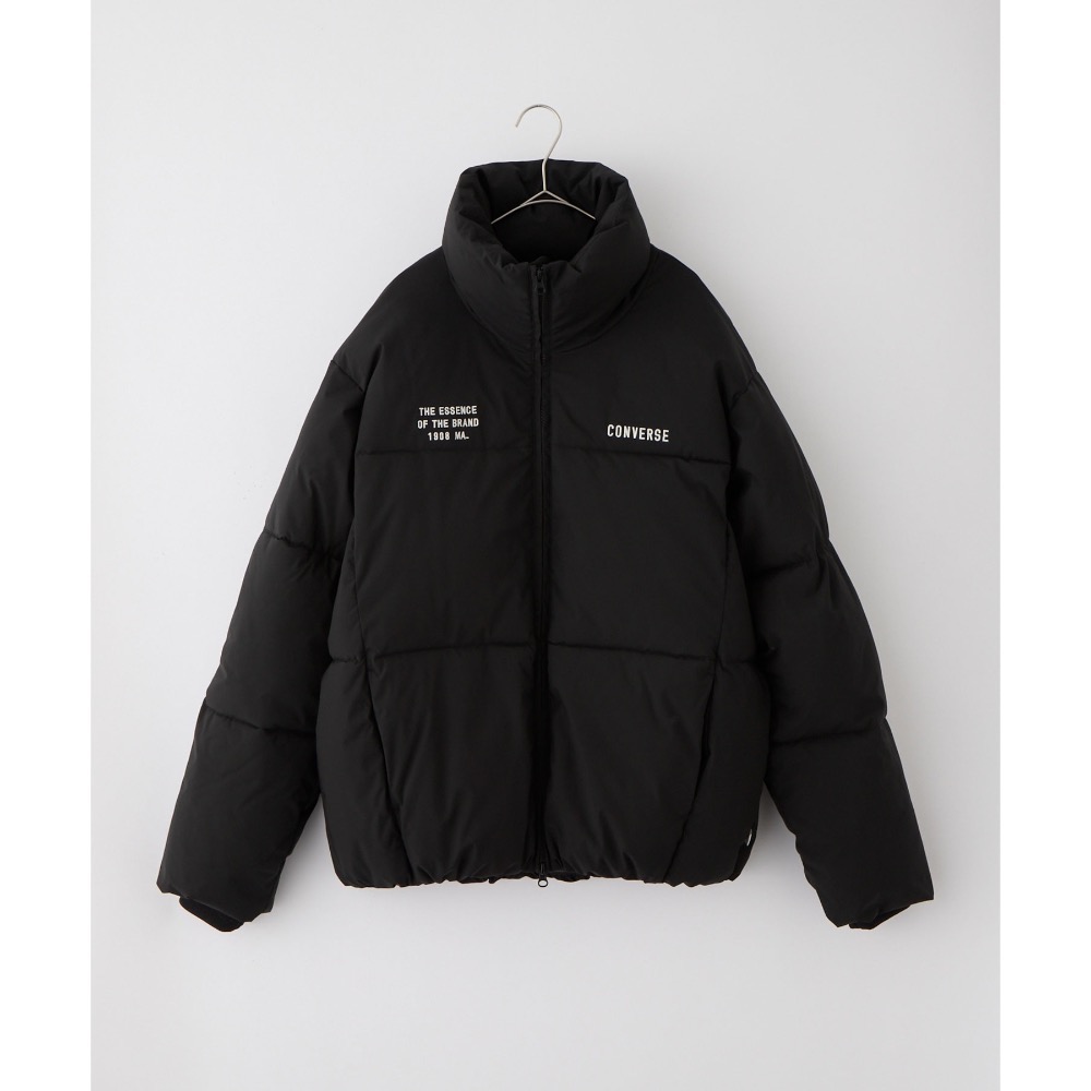 【BKS】日本限定🇯🇵 Converse刺繡立領羽絨外套/厚外套/防潑水/機能性/保暖/日本代購-細節圖10