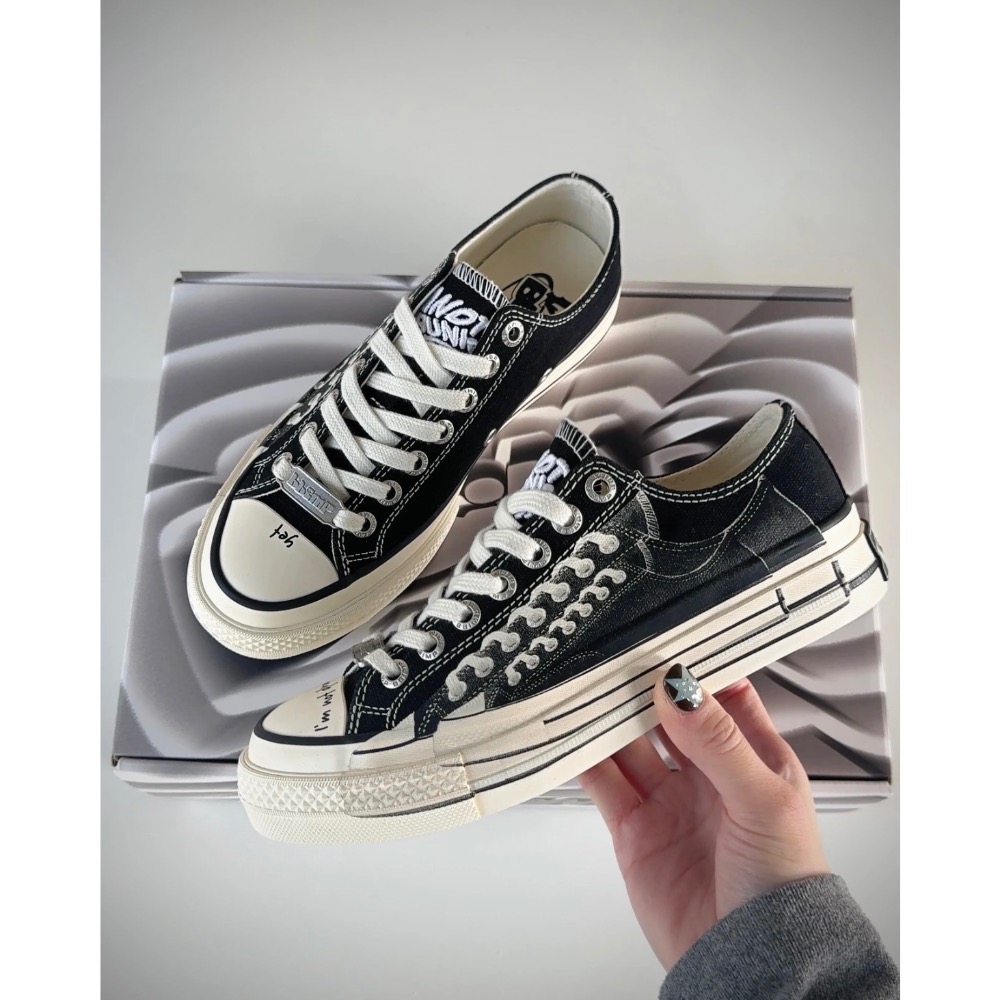 【BKS】BBIMP 美式復古 幻影硫化 防潑水 帆布鞋/多層次/解構風/國外代購-細節圖9