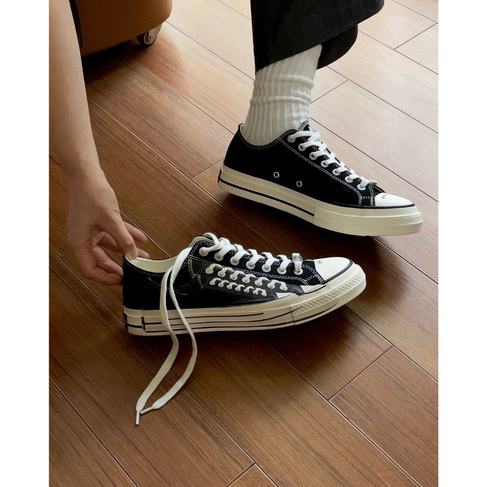 【BKS】BBIMP 美式復古 幻影硫化 防潑水 帆布鞋/多層次/解構風/國外代購-細節圖11