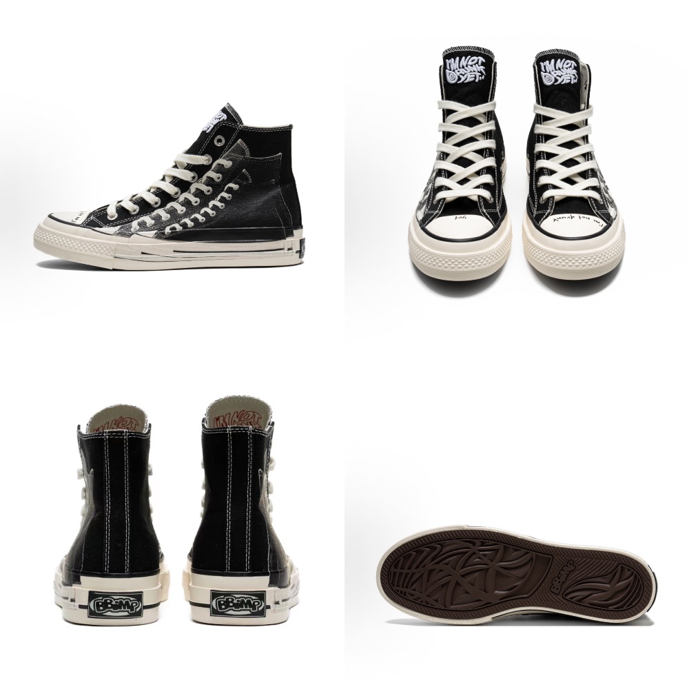 【BKS】BBIMP 美式復古 幻影硫化 防潑水 帆布鞋/多層次/解構風/國外代購-規格圖11