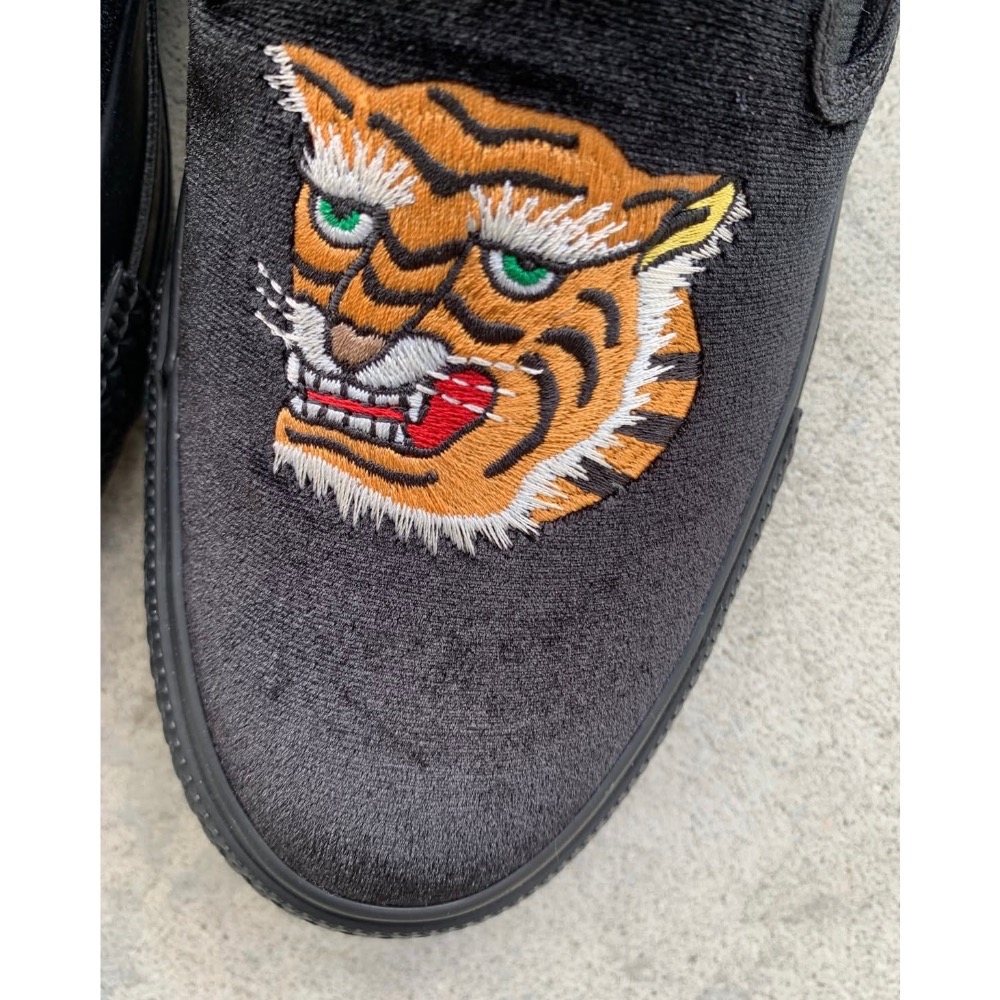 【BKS】CONVERSE ALL STAR KUNGFU SLIP-ON 老虎刺繡/天鵝絨/懶人鞋/功夫/日本代購-細節圖4