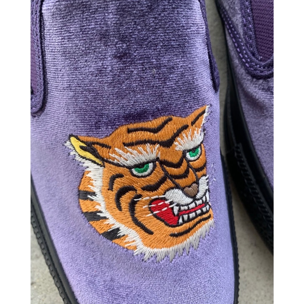 【BKS】CONVERSE ALL STAR KUNGFU SLIP-ON 老虎刺繡/天鵝絨/懶人鞋/功夫/日本代購-細節圖5