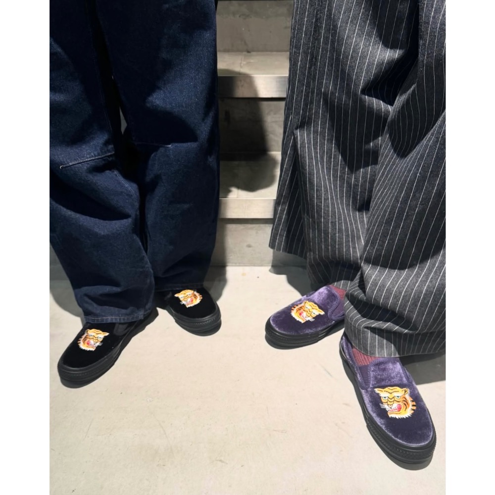 【BKS】CONVERSE ALL STAR KUNGFU SLIP-ON 老虎刺繡/天鵝絨/懶人鞋/功夫/日本代購-細節圖8