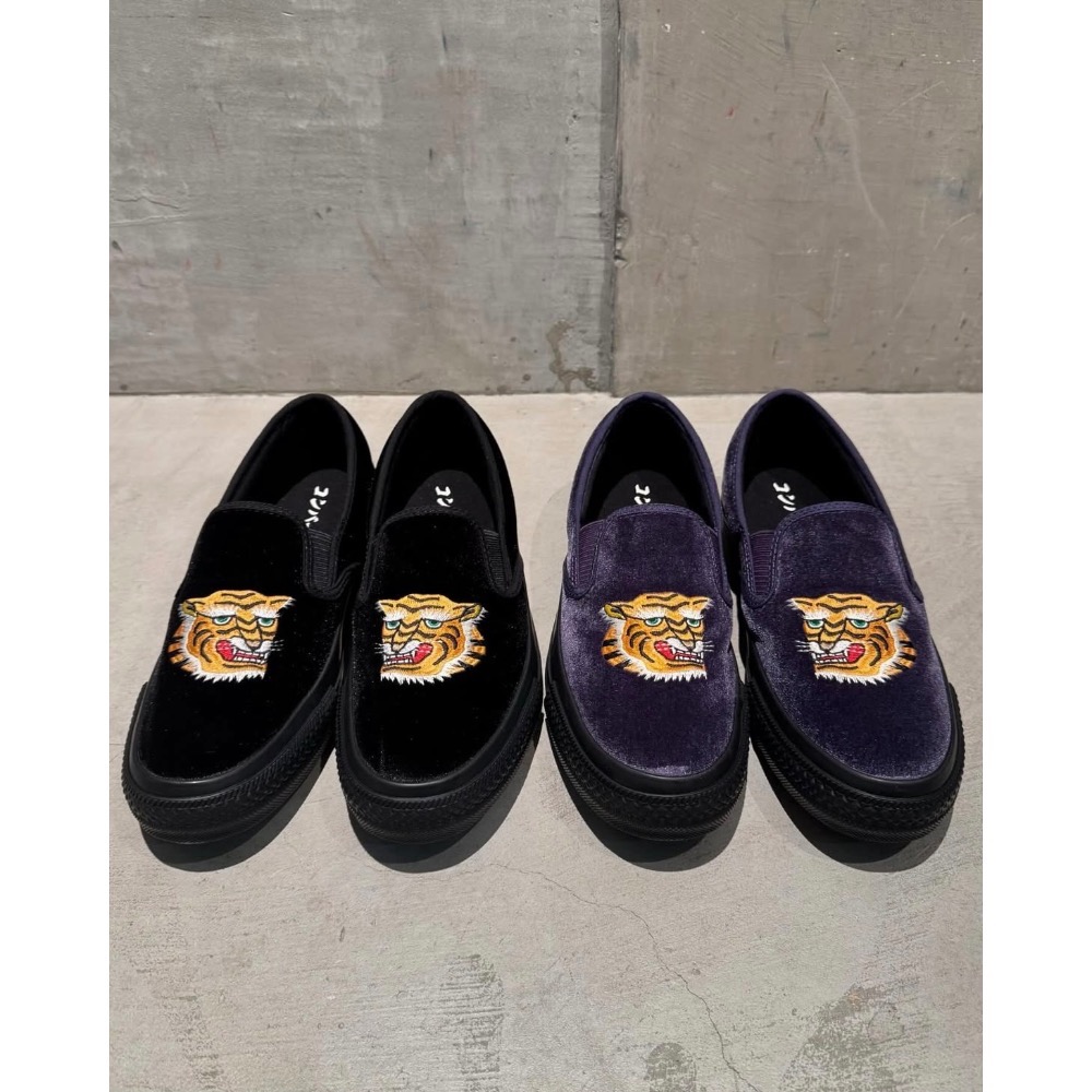 【BKS】CONVERSE ALL STAR KUNGFU SLIP-ON 老虎刺繡/天鵝絨/懶人鞋/功夫/日本代購-細節圖9