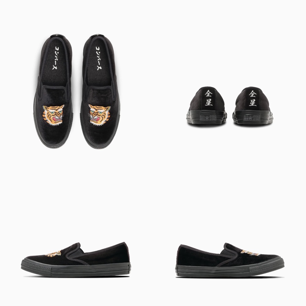 【BKS】CONVERSE ALL STAR KUNGFU SLIP-ON 老虎刺繡/天鵝絨/懶人鞋/功夫/日本代購-規格圖11