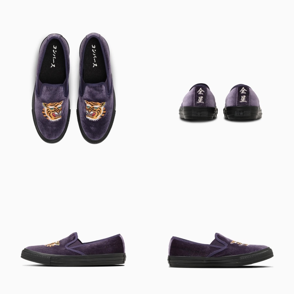 【BKS】CONVERSE ALL STAR KUNGFU SLIP-ON 老虎刺繡/天鵝絨/懶人鞋/功夫/日本代購-規格圖11