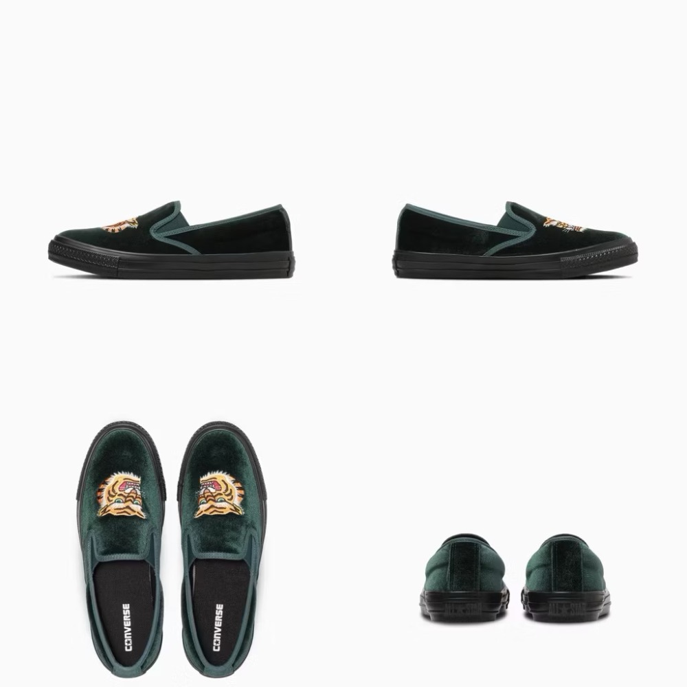【BKS】CONVERSE ALL STAR KUNGFU SLIP-ON 老虎刺繡/天鵝絨/懶人鞋/功夫/日本代購-規格圖11