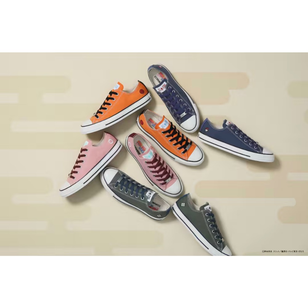 【BKS】CONVERSE 🇯🇵NARUTO SHIPPUDEN 火影忍者聯名款/疾風傳/日本限定/帆布鞋/日本代購-細節圖3
