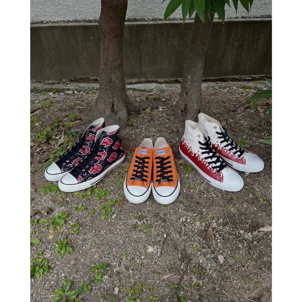 【BKS】CONVERSE 🇯🇵NARUTO SHIPPUDEN 火影忍者聯名款/疾風傳/日本限定/帆布鞋/日本代購-細節圖8
