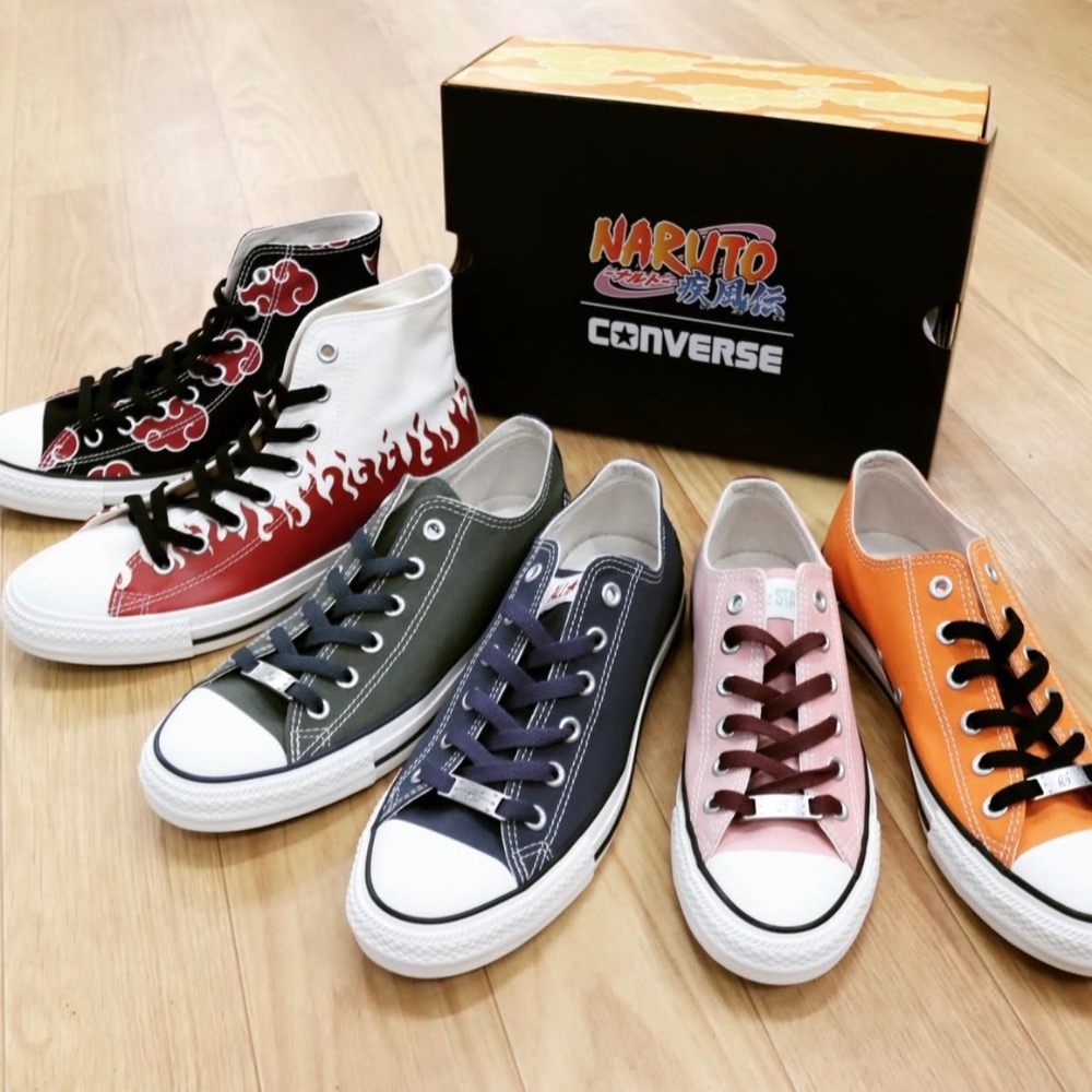 【BKS】CONVERSE 🇯🇵NARUTO SHIPPUDEN 火影忍者聯名款/疾風傳/日本限定/帆布鞋/日本代購-細節圖10