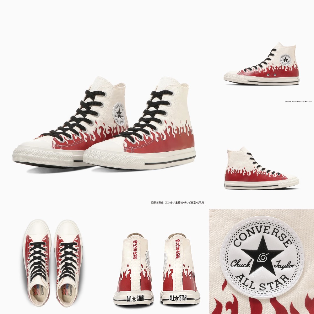 【BKS】CONVERSE 🇯🇵NARUTO SHIPPUDEN 火影忍者聯名款/疾風傳/日本限定/帆布鞋/日本代購-規格圖10