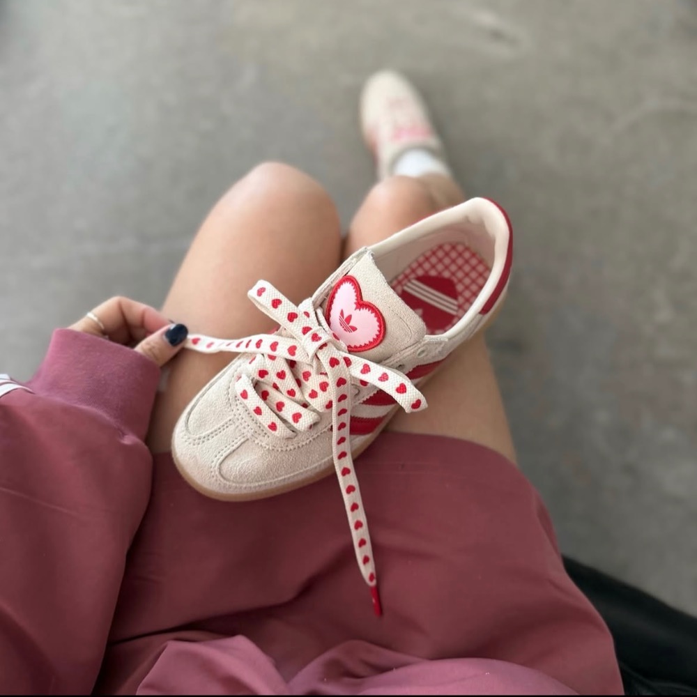 【BKS】ADIDAS SPEZIAL 米白 紅色愛人 情人節款 麂皮 德訓鞋/國外代購/KH9044-細節圖6
