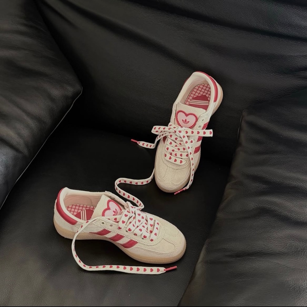 【BKS】ADIDAS SPEZIAL 米白 紅色愛人 情人節款 麂皮 德訓鞋/國外代購/KH9044-細節圖8